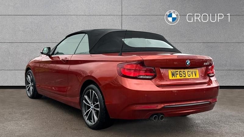 Used BMW 220 Sport Line 184 HP (135 kW) 2019 Orange Cabriolet