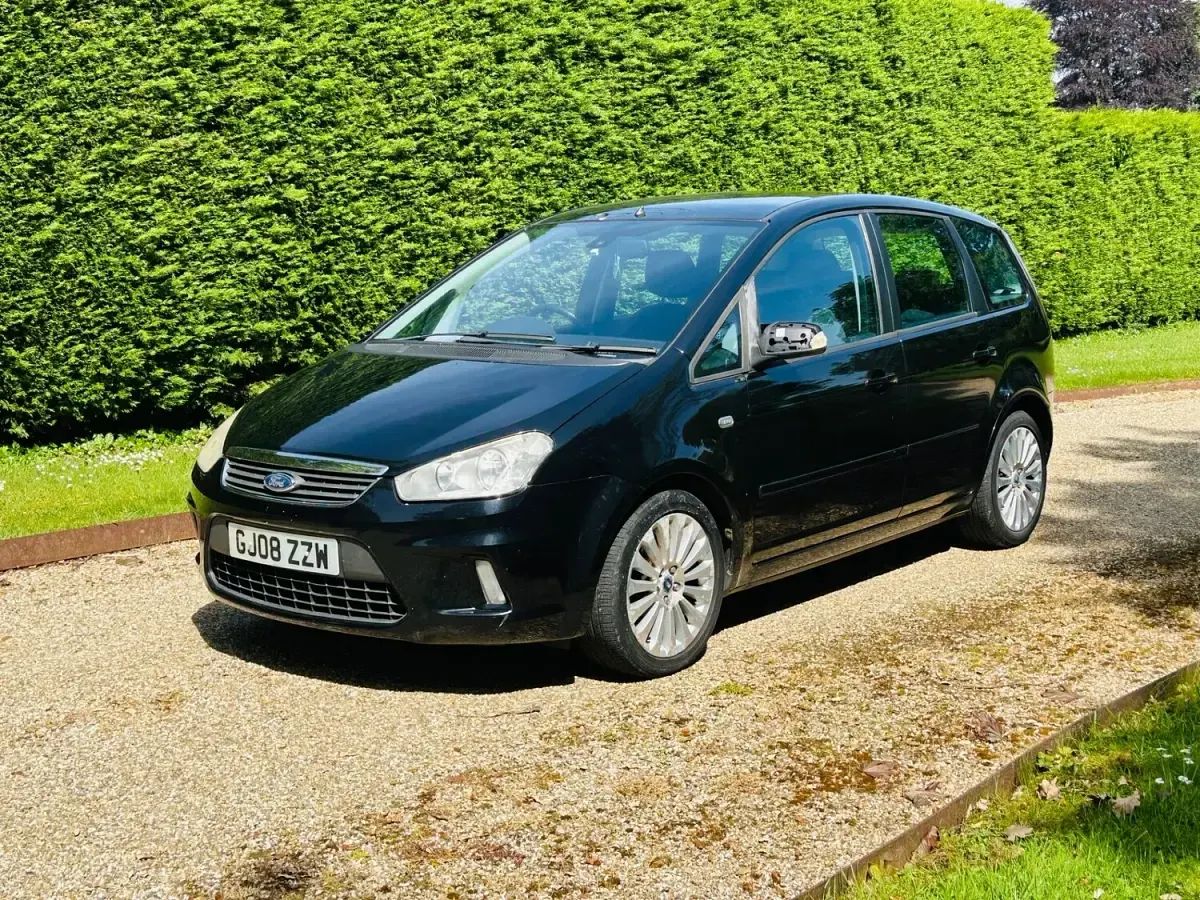 Käytetty Ford C-MAX Titanium 125 HP (91 kW) 2008 Musta Tila-auto