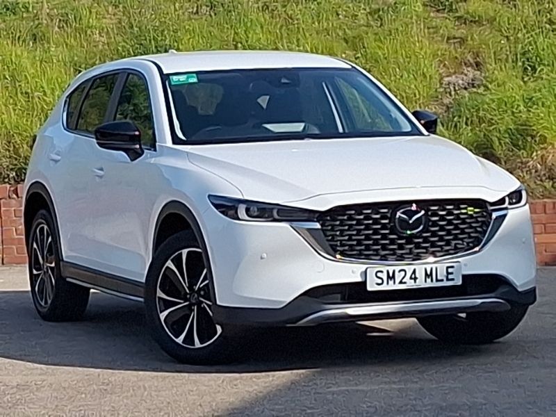 White Used 2024 Mazda CX-5 Newground SUV | £22,698 (Fair price) - Image 1/4