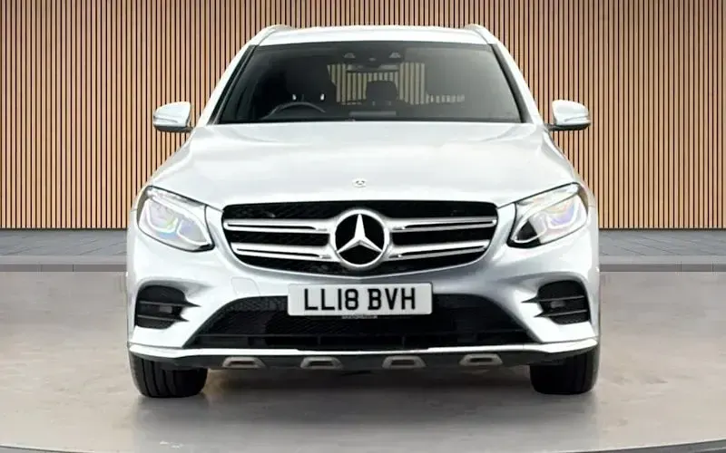 Used Mercedes GLC220 AMG line 170 HP (125 kW) 2018 Silver SUV