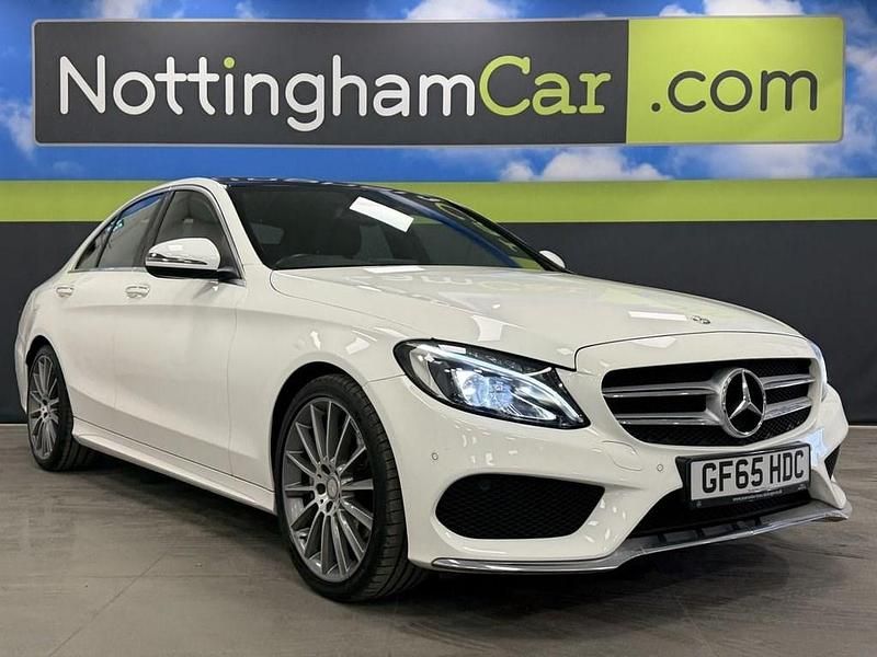 Used Mercedes C200 AMG line 184 HP (135 kW) 2015 White Sedan