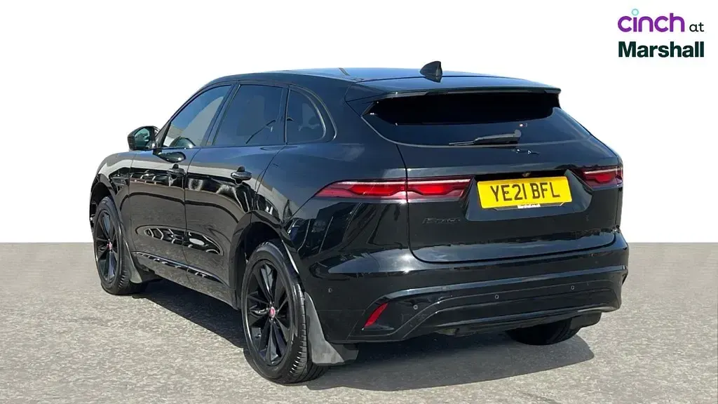 Used Jaguar F-Pace R-Dynamic 204 HP (150 kW) 2021 Santorini black SUV