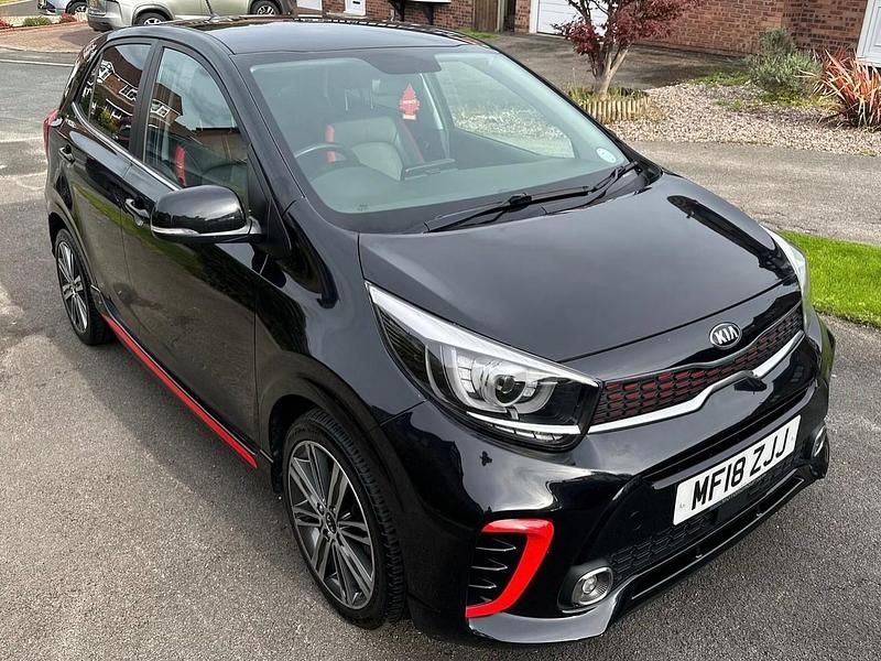 Used Kia Picanto GT-Line 66 HP (48 kW) 2018 Black Hatchback