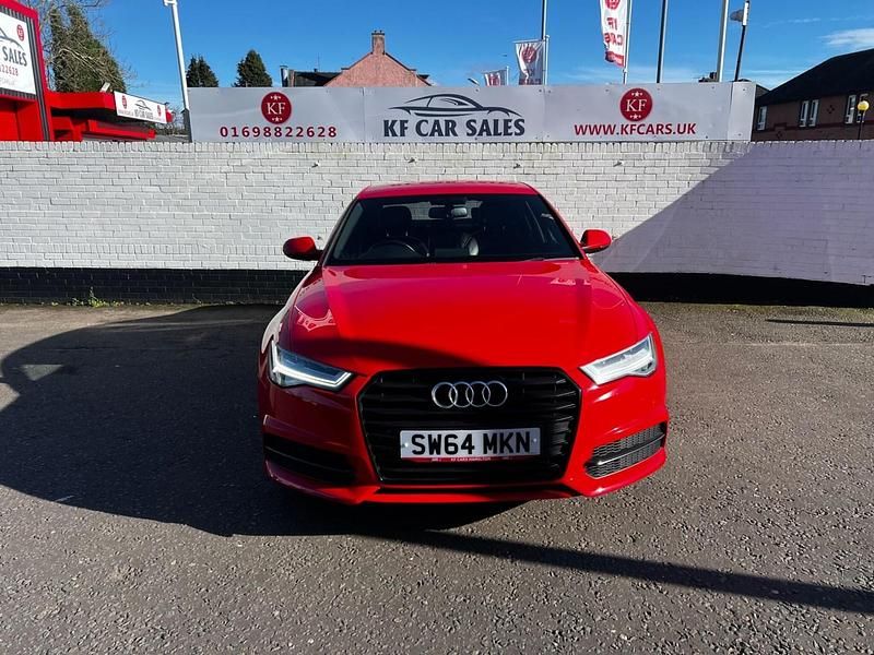 Used Audi A6 Black Edition 190 HP (139 kW) 2014 Red Sedan
