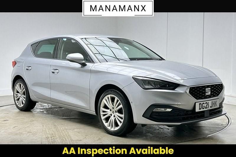 Used Seat Leon SE Dynamic 110 HP (80 kW) 2021 Silver Hatchback