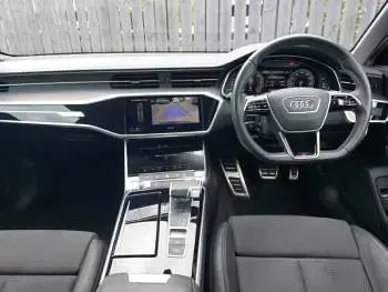 Used Audi A6 Black Edition 204 HP (150 kW) 2022 Blue Estate