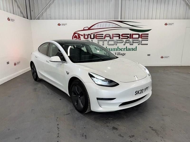 White Used 2020 Tesla Model 3 Long Range AWD Sedan | £17,999 (Fair price) - Image 1/4