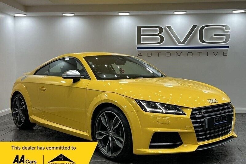 Yellow Used 2015 Audi TTS Sport Coupe | £19,994 (Fair price) - Image 1/1