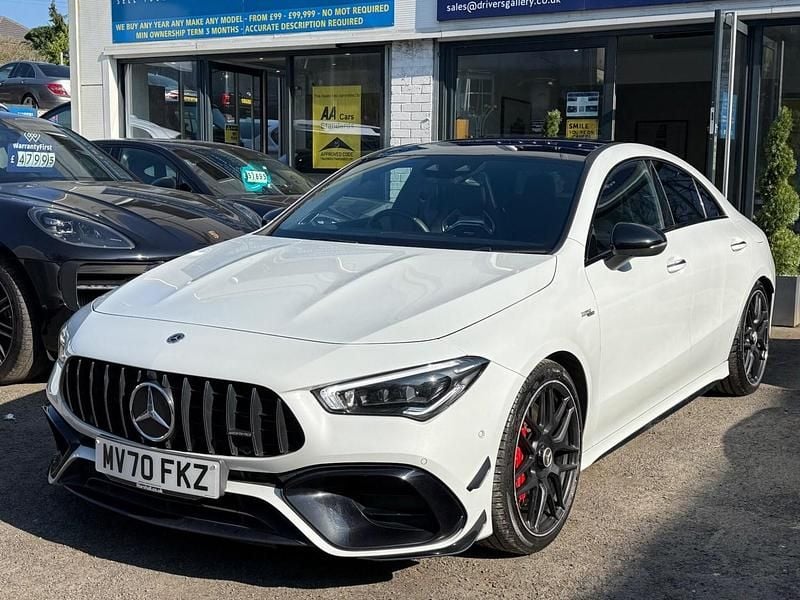 Used Mercedes CLA45 AMG AMG 421 HP (309 kW) 2020 White Coupe