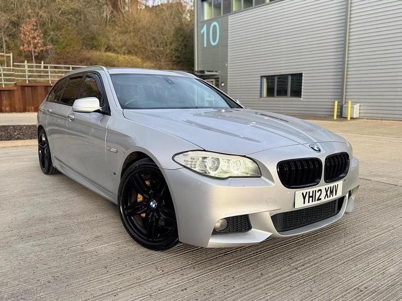 Silver Used 2012 BMW 530 M Sport Estate | £7,950 (Fair price) - Image 1/4