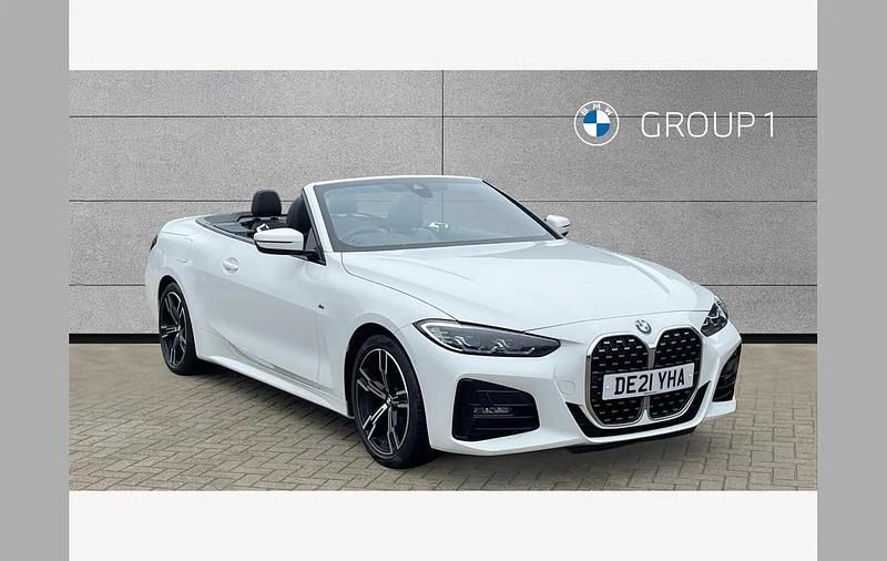 Used BMW 420 M Sport 184 HP (135 kW) 2021 White Cabriolet