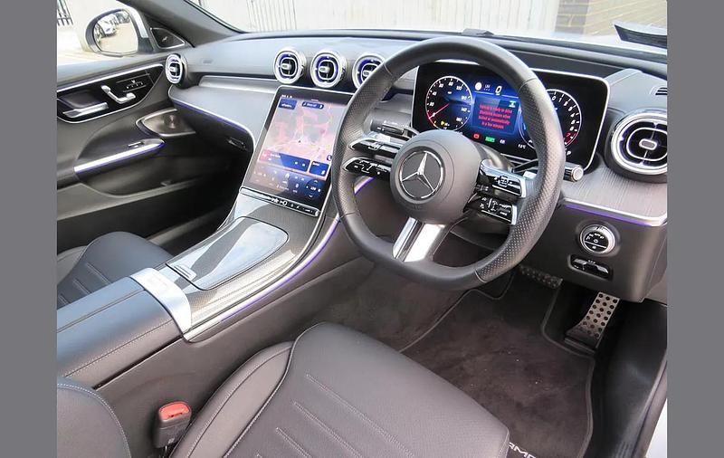 Used Mercedes C300e AMG Line Premium Plus 308 HP (226 kW) 2024 Silver Sedan