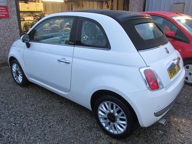Used Fiat 500C Lounge 69 HP (50 kW) 2015 White Cabriolet