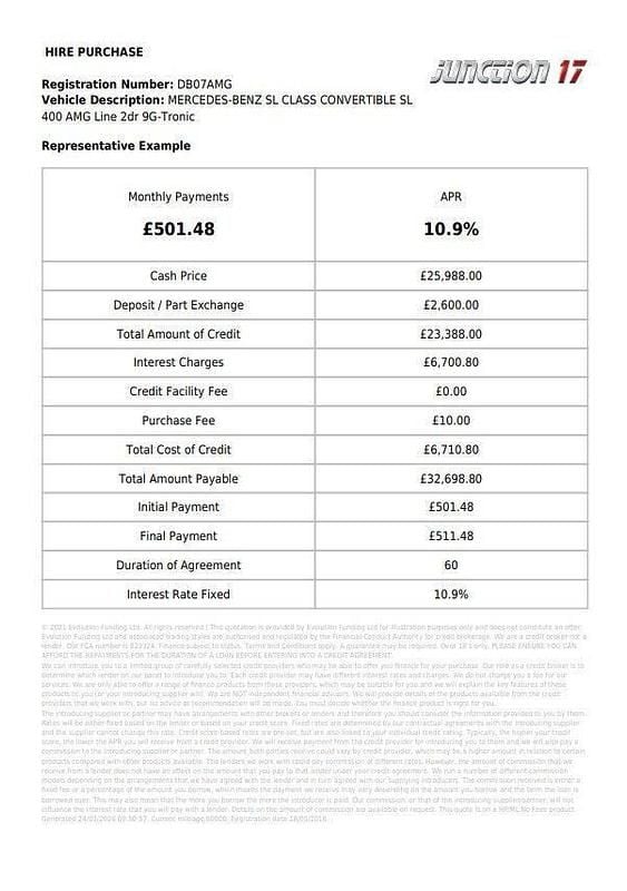 Used Mercedes SL400 AMG line 2016 Silver Cabriolet