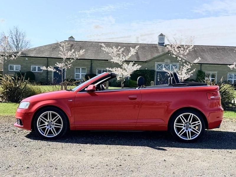 Used Audi A3 Cabriolet S-Line 2013 Red Cabriolet
