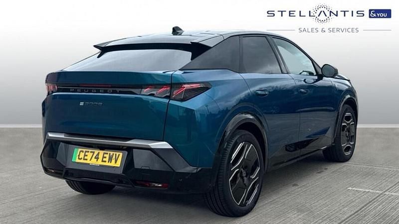 Used Peugeot e-3008 GT 152 kW (207 HP) 2024 Blue SUV