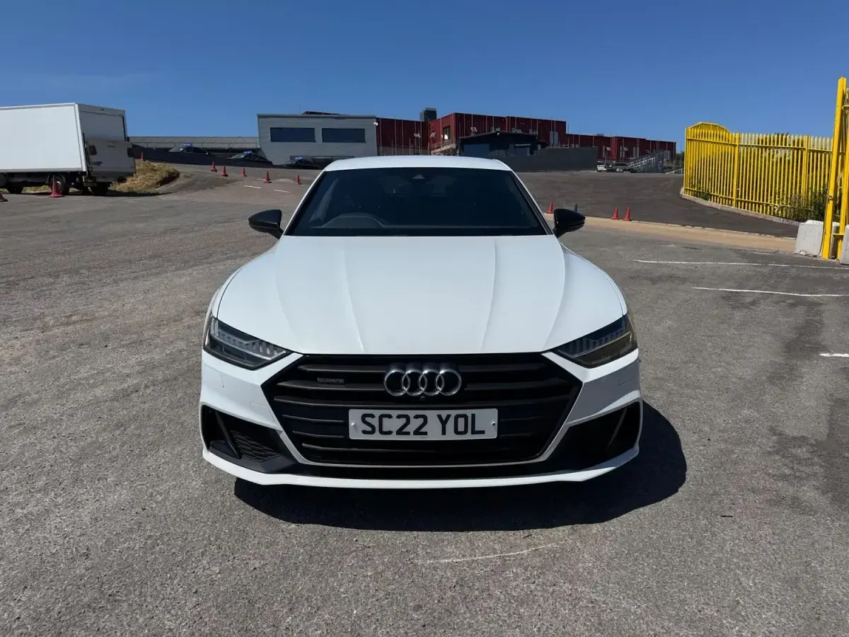 Used Audi A7 Sportback Black Edition 204 HP (150 kW) 2022 White Hatchback