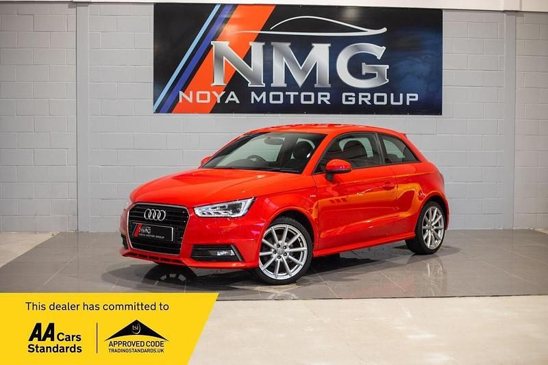 Used Audi A1 S-Line 116 HP (85 kW) 2017 Red Hatchback