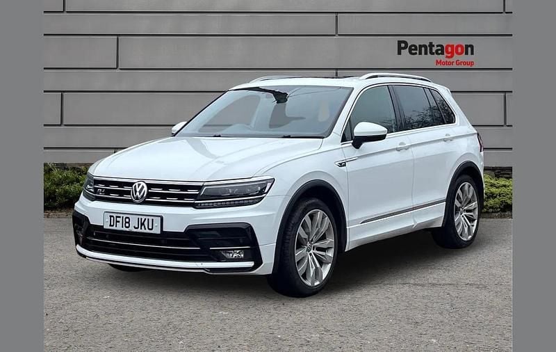 Used VW Tiguan R-line 147 HP (108 kW) 2018 White SUV