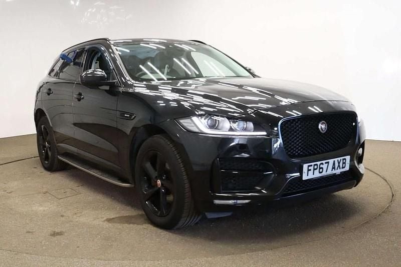 Black Used 2017 Jaguar F-Pace R-Sport SUV | £12,495 (Fair price) - Image 1/1