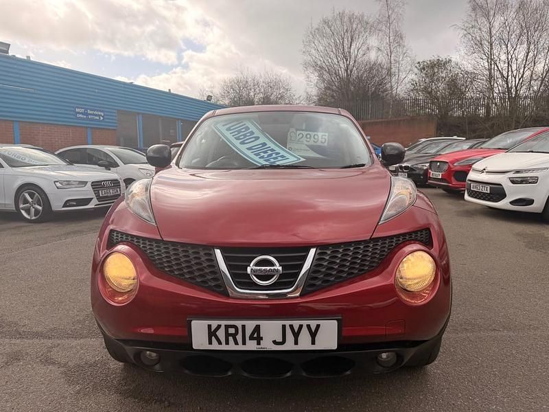 Used Nissan Juke N-TEC 110 HP (80 kW) 2014 Red SUV