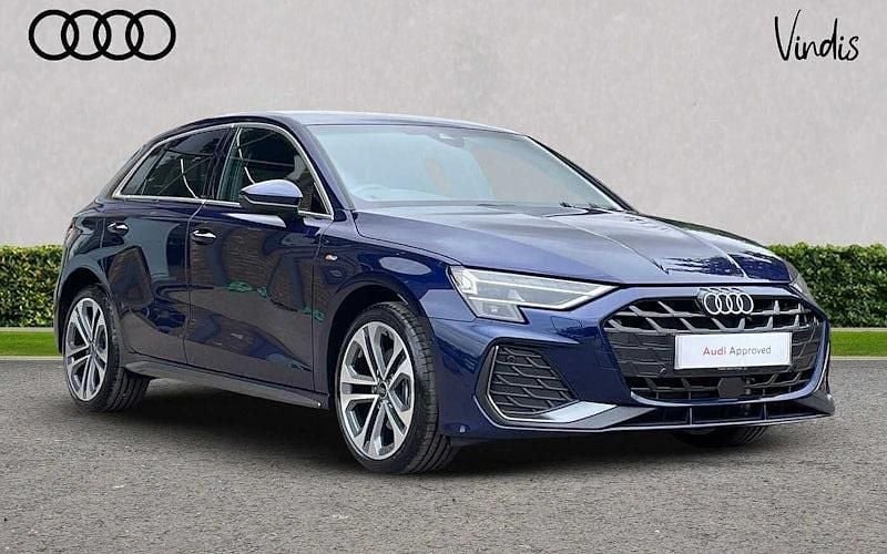 Used 2025 Audi A3 Sportback e-tron S-Line Sedan | £31,931 - Image 1/4
