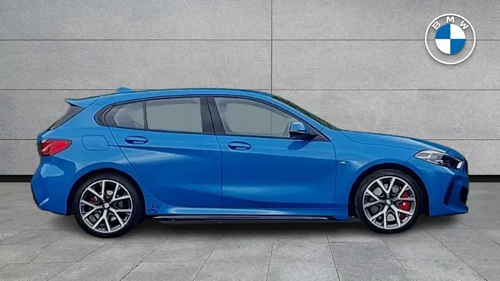 Used BMW 128 Comfort Edition 265 HP (194 kW) 2023 Blue Hatchback