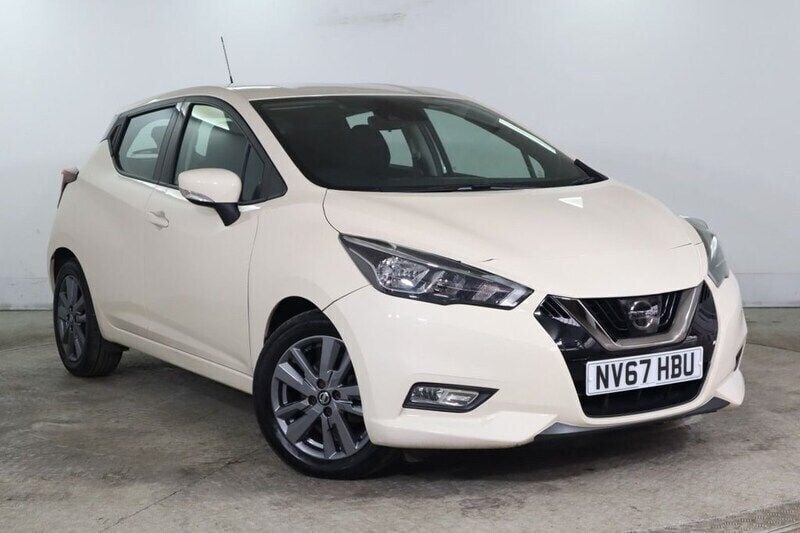 White Used 2018 Nissan Micra Acenta Hatchback | £7,975 (Fair price) - Image 1/4