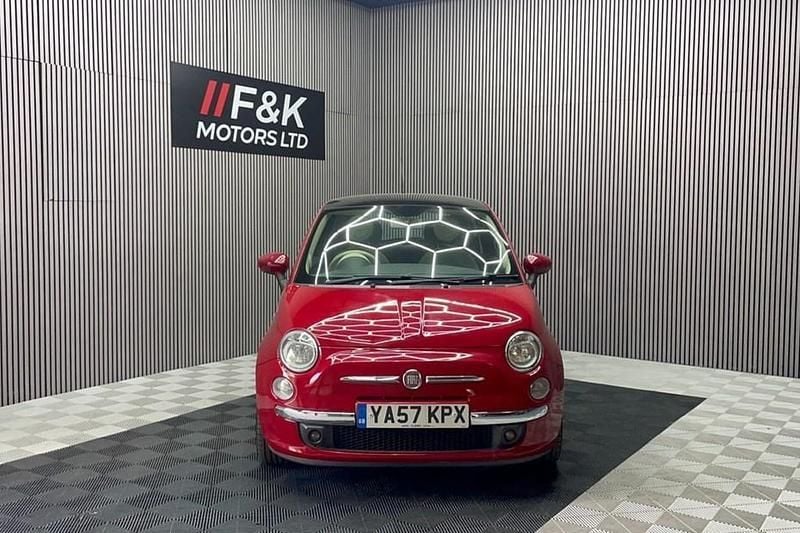 Red Used 2008 Fiat 500 Lounge Hatchback | £2,495 (Super price) - Image 1/1