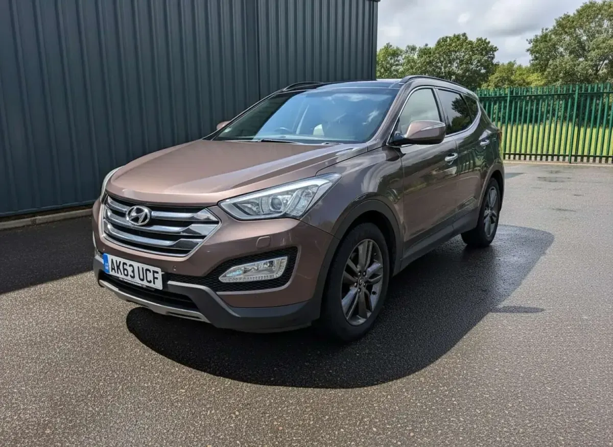Used Hyundai Santa Fe Premium SE 2014 Orange SUV