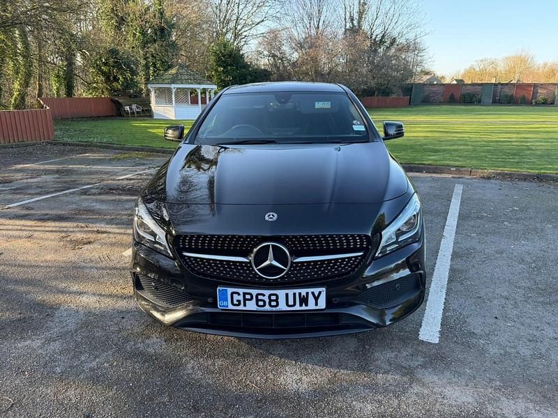 Used Mercedes CLA200 AMG line 156 HP (114 kW) 2019 Black Sedan