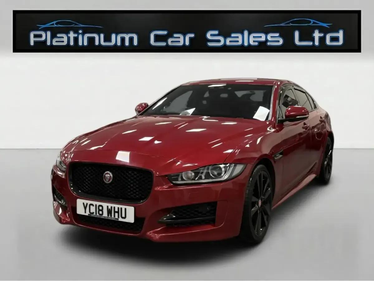 Used Jaguar XE R-Sport 180 HP (132 kW) 2018 Red Sedan
