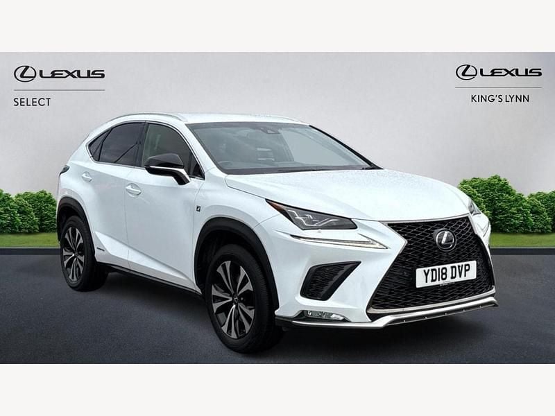 White Used 2018 Lexus NX300h Sport Line SUV | £21,581 (Fair price) - Image 1/3