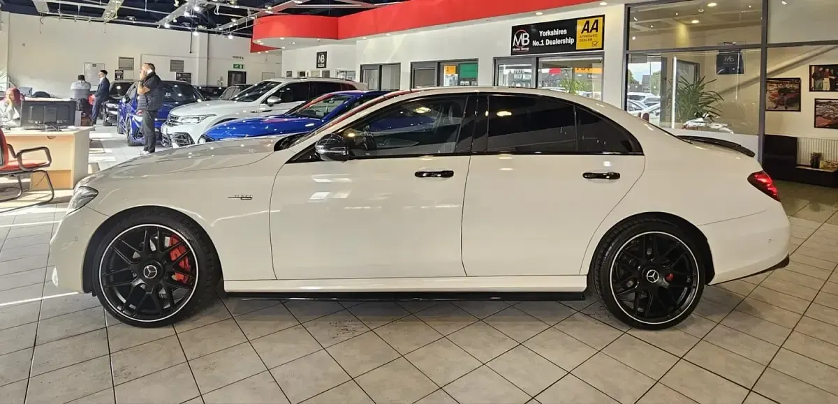 Used Mercedes E220 AMG Line Premium Plus 2016 White Sedan