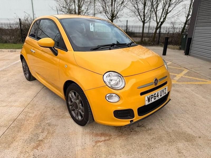 Used Fiat 500 S 69 HP (50 kW) 2014 Yellow Hatchback
