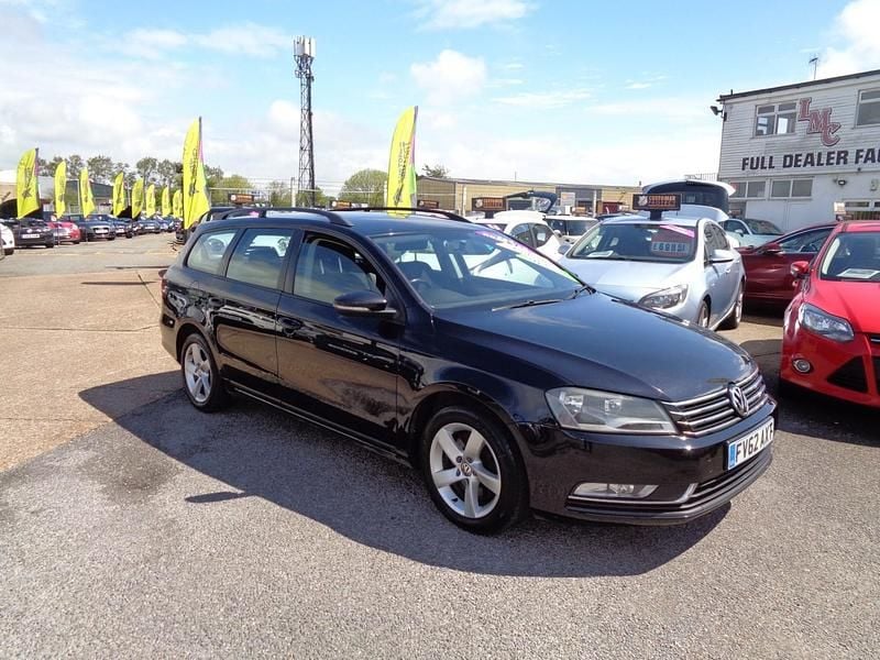 Black Used 2012 VW Passat S Estate | £4,995 (Expensive) - Image 1/4