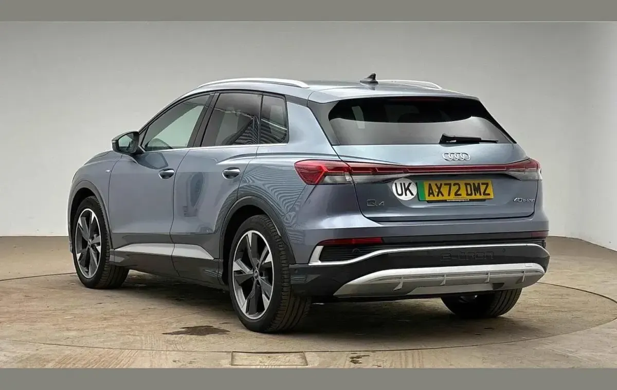 Used Audi Q4 e-tron S-Line 150 kW (204 HP) 2022 Blue SUV