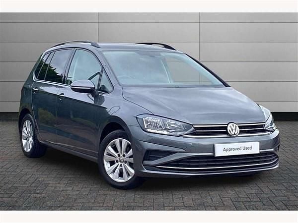 Grey Used 2019 VW Golf Sportsvan SE MPV | £9,495 - Image 1/3