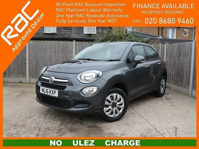 Fashion grey Used 2016 Fiat 500X Pop SUV | £5,495 (Fair price) - Image 1/2