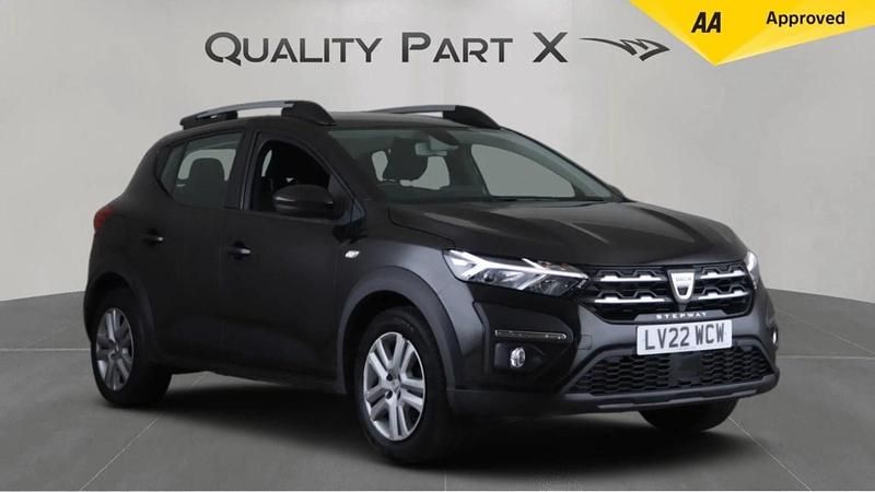 Black Used 2022 Dacia Sandero Comfort Hatchback | £9,450 (Good price) - Image 1/3