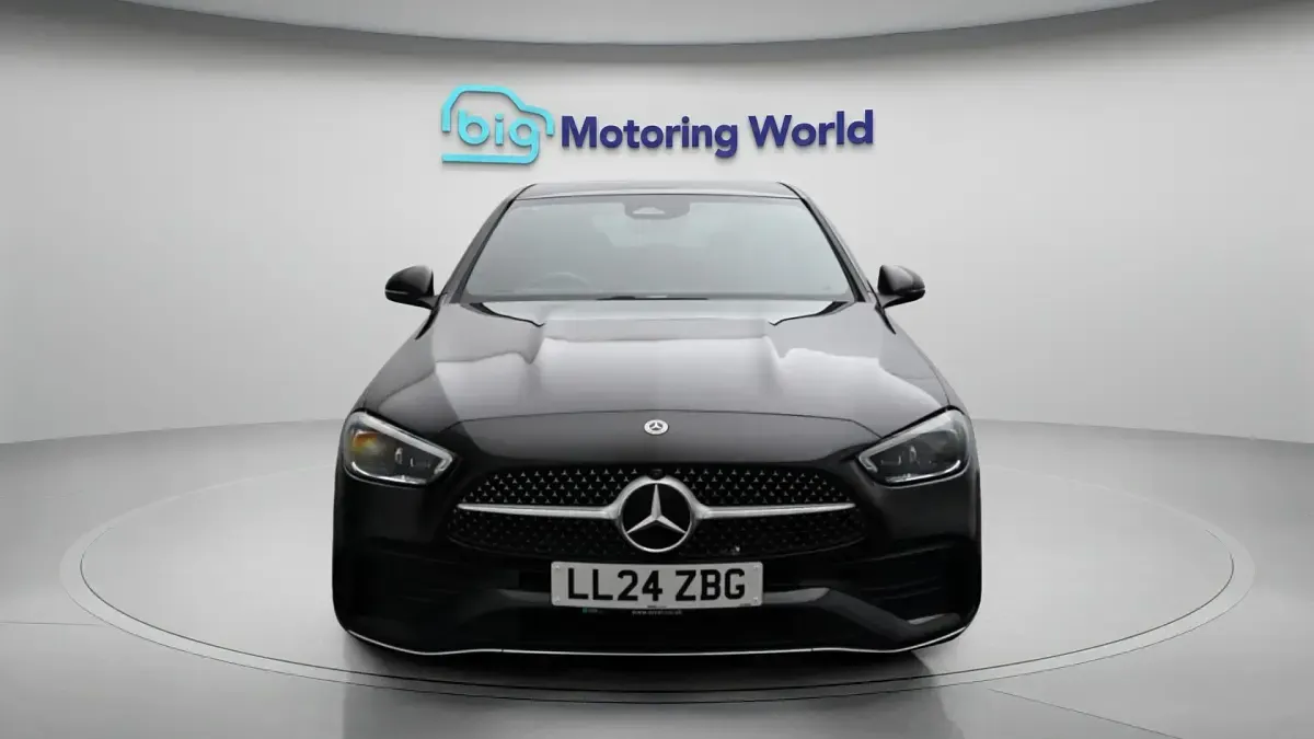 Used Mercedes C300e AMG line 313 HP (230 kW) 2024 Black Sedan