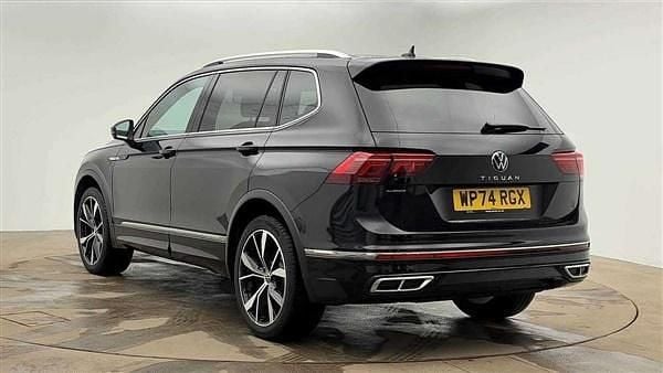 Black Used 2025 VW Tiguan Allspace R-line SUV | £33,995 (Fair price) - Image 1/3