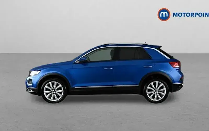 Used VW T-Roc SEL 190 HP (139 kW) 2021 Blue SUV