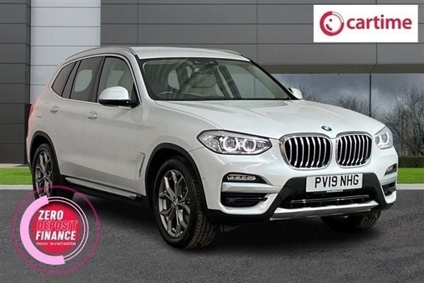 White Used 2019 BMW X3 xLine SUV | £23,299 (Fair price) - Image 1/3