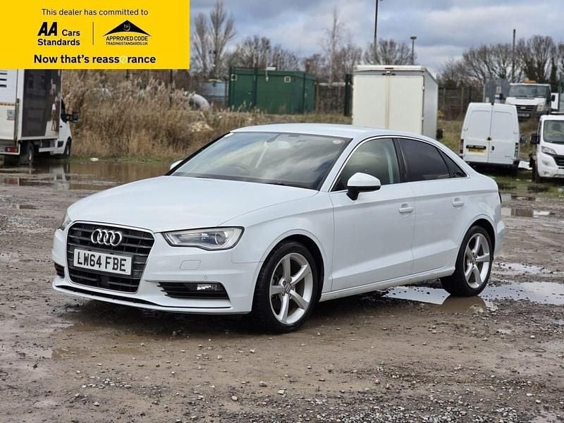 Used Audi A3 S-Line 150 HP (110 kW) 2014 White Sedan