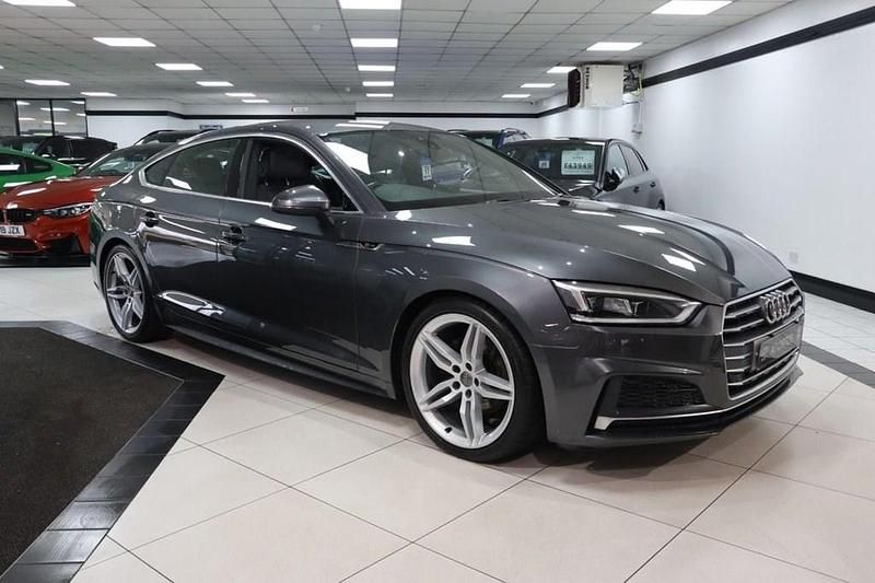 Grey Used 2019 Audi A5 Sportback S-Line Hatchback | £12,949 (Good price) - Image 1/4