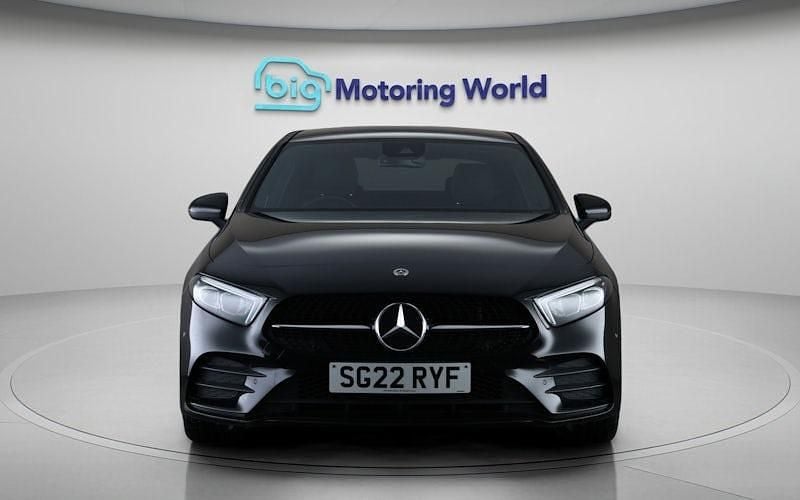 Used Mercedes A180 AMG line 136 HP (100 kW) 2022 Black Sedan