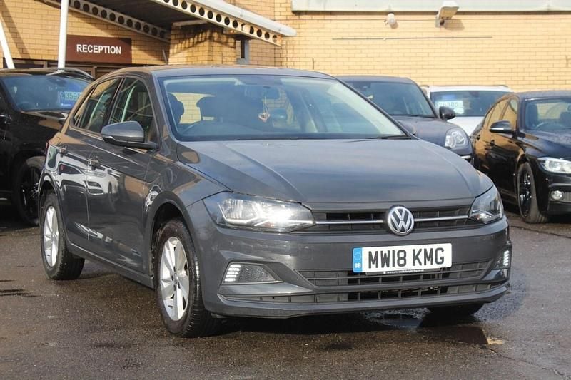 Grey Used 2018 VW Polo SE Hatchback | £9,385 (Good price) - Image 1/4