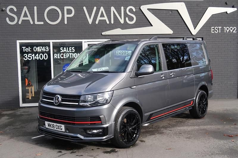 Used VW T6 Highline 150 HP (110 kW) 2018 Grey Van