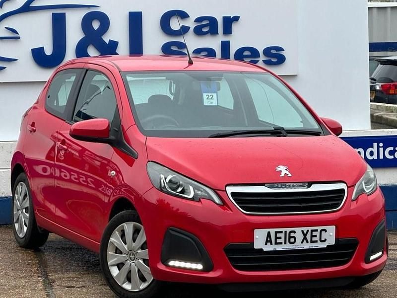 Used Peugeot 108 Active 68 HP (50 kW) 2016 Red Hatchback
